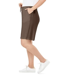 Woman Within Plus Sport Knit Short