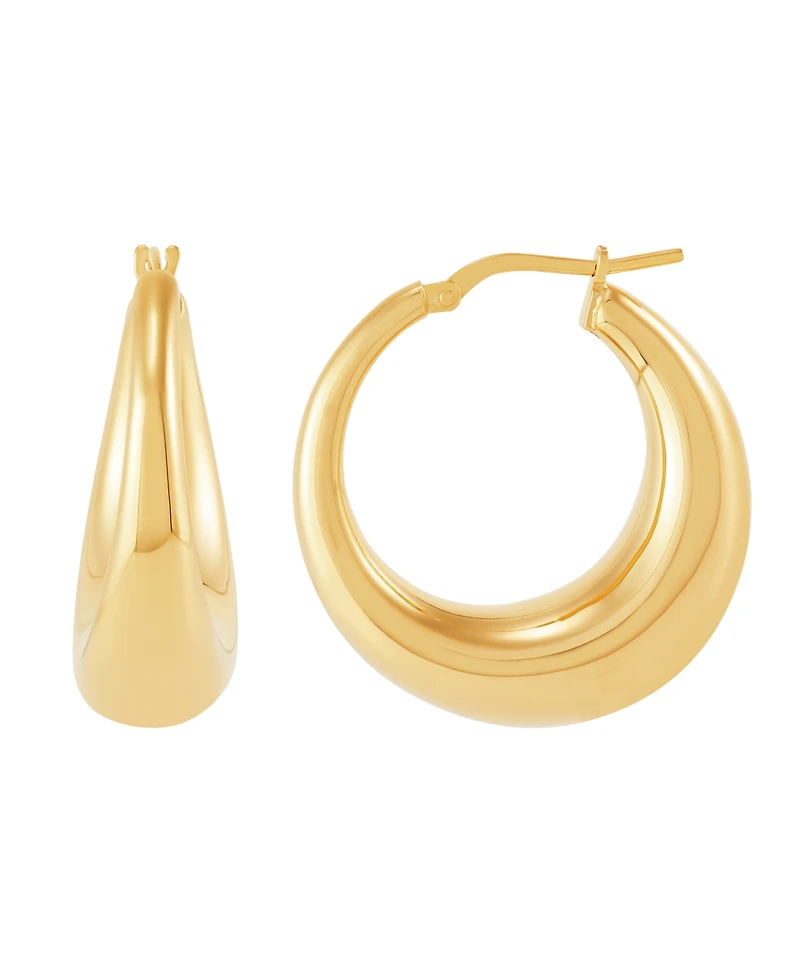 Macy's Electroform Hoop Earrings in 18K Yellow Gold