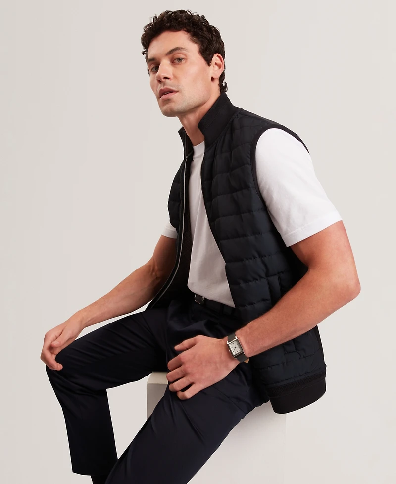 Ted Baker Men's Pafavor Quilted Sleeveless Vest