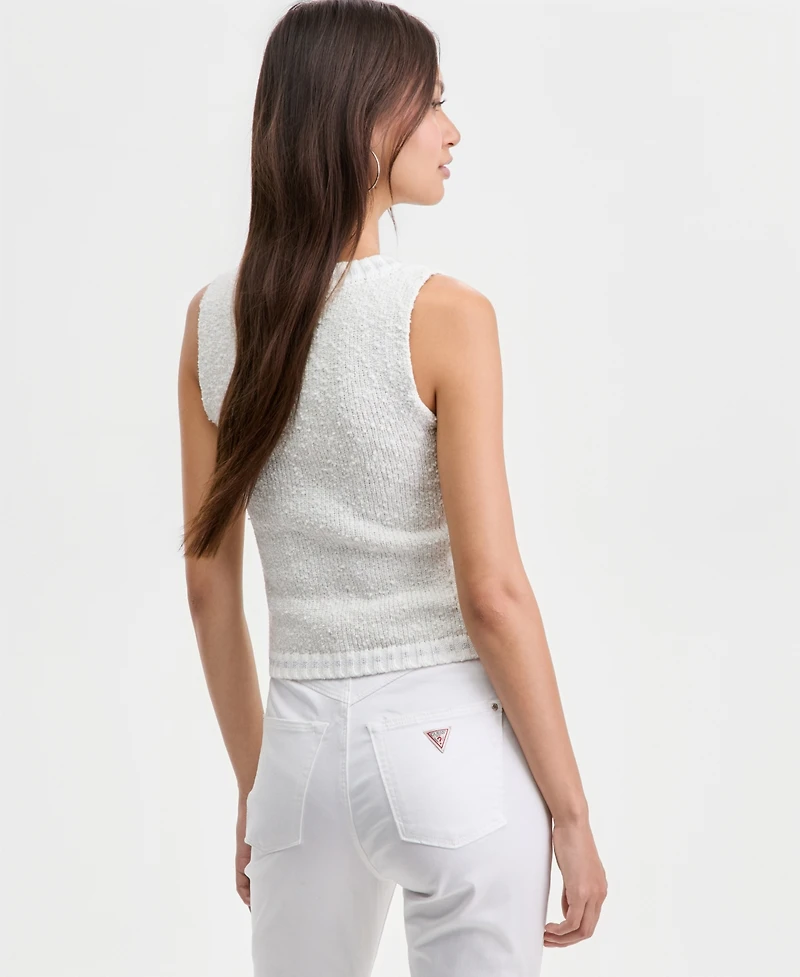 Guess Women's Veronica Sleeveless Tank Top Sweater