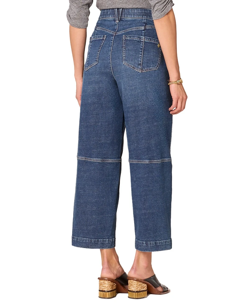 Democracy Petite Solution Skyrise Barrel Leg Jeans