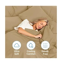 Cgk Unlimited Extra Deep Pocket 18 - 24 Inch Microfiber Fitted Sheet King