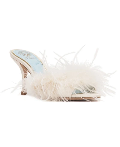 Vince Camuto Women's Paelly High-Heel Feathered Dress Mules