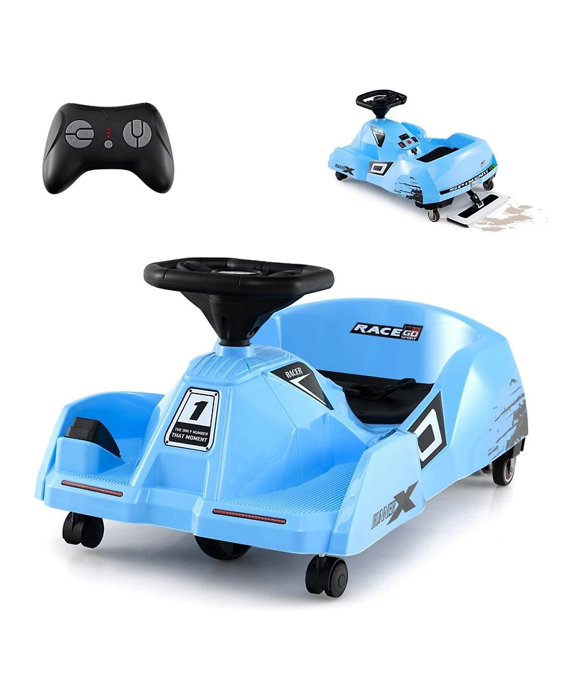 Mecale 12V Electric Cleaning Go Kart with Detachable Mop and Remote Control