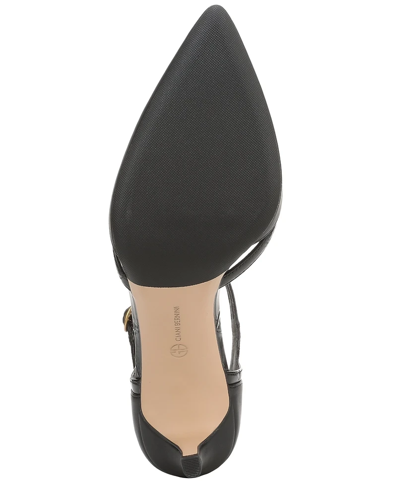 Giani Bernini Women's Ammelia Pointed Toe T-Strap Pumps, Macy's Exclusive
