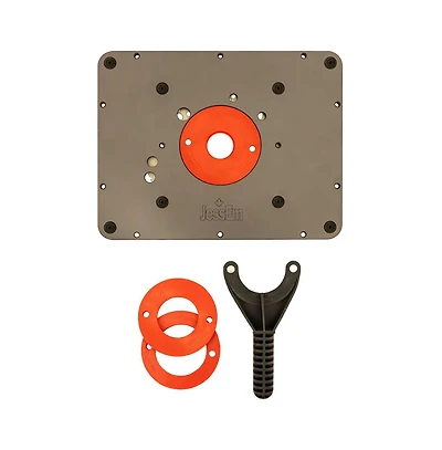 JessEm 03110 Mast-r-Plate Stainless Steel Mounting Plate for 9-1/4 x 11-3/4" Table Tops