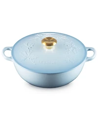 Le Creuset Holly Collection Enameled Cast Iron 4.5 Qt. Traditional Chef's Oven with Lid