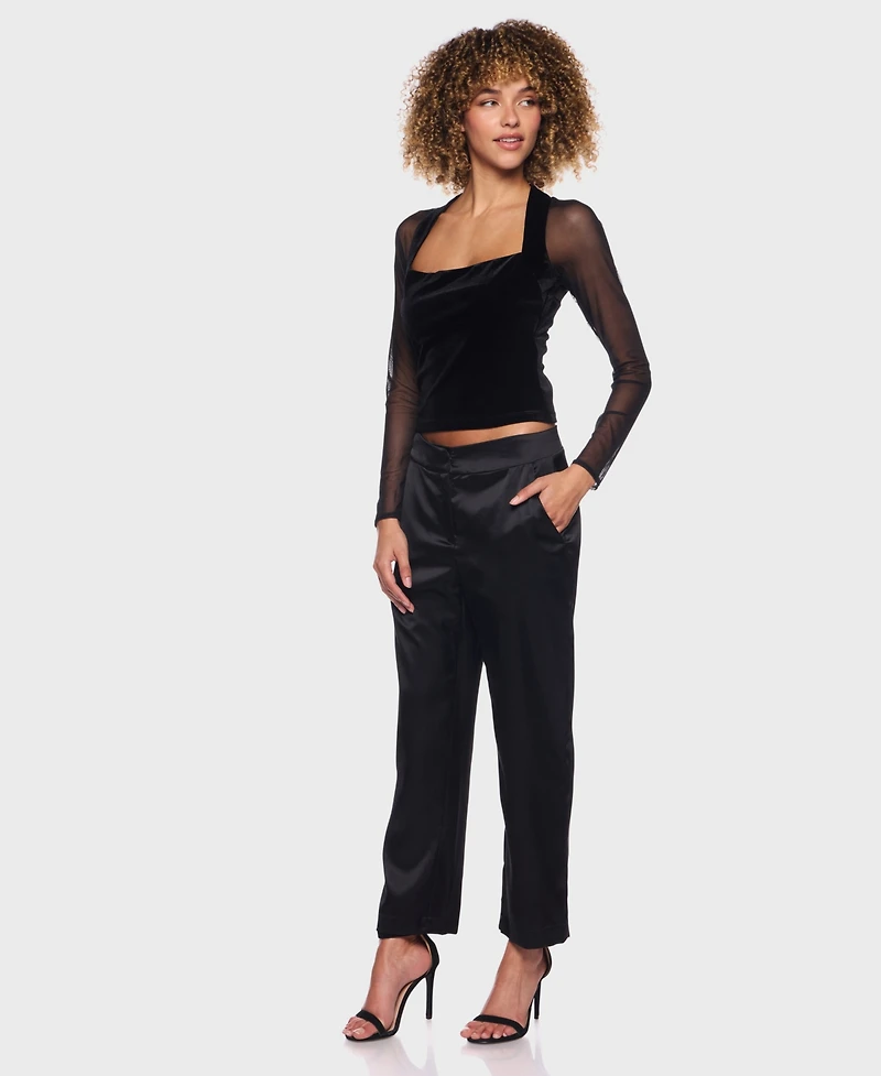 Alex & Sophia Junior's Square Halter Neck Top