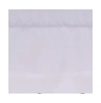 Rlf Home Luxurious Modern Design Classic Soft Rayon Regal Style Window Valance 50" x 17" Off White