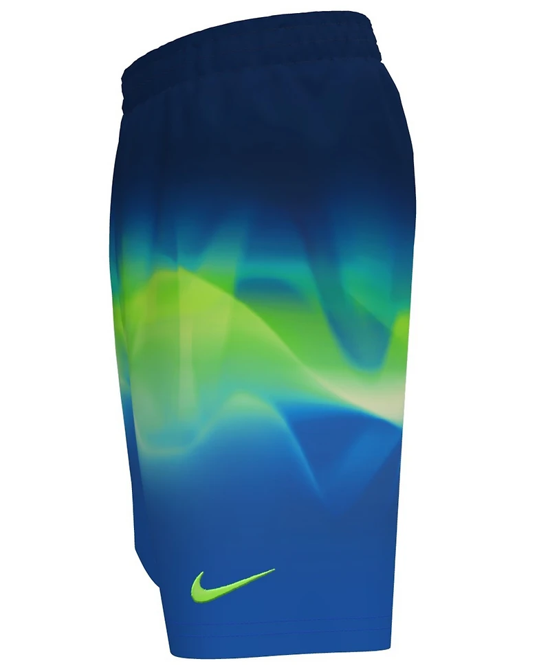 Nike Boys 8-20 Fade 7 Volley Ombre Print Swim Trunks