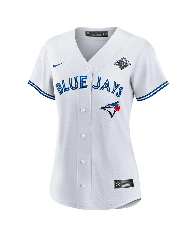 Nike Women's Max Scherzer White Toronto Blue Jays 2025 World Series Home Replica Player Jersey