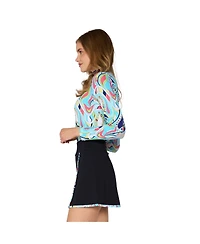 G Lifestyle Clothing Women's Color Contrast Skort