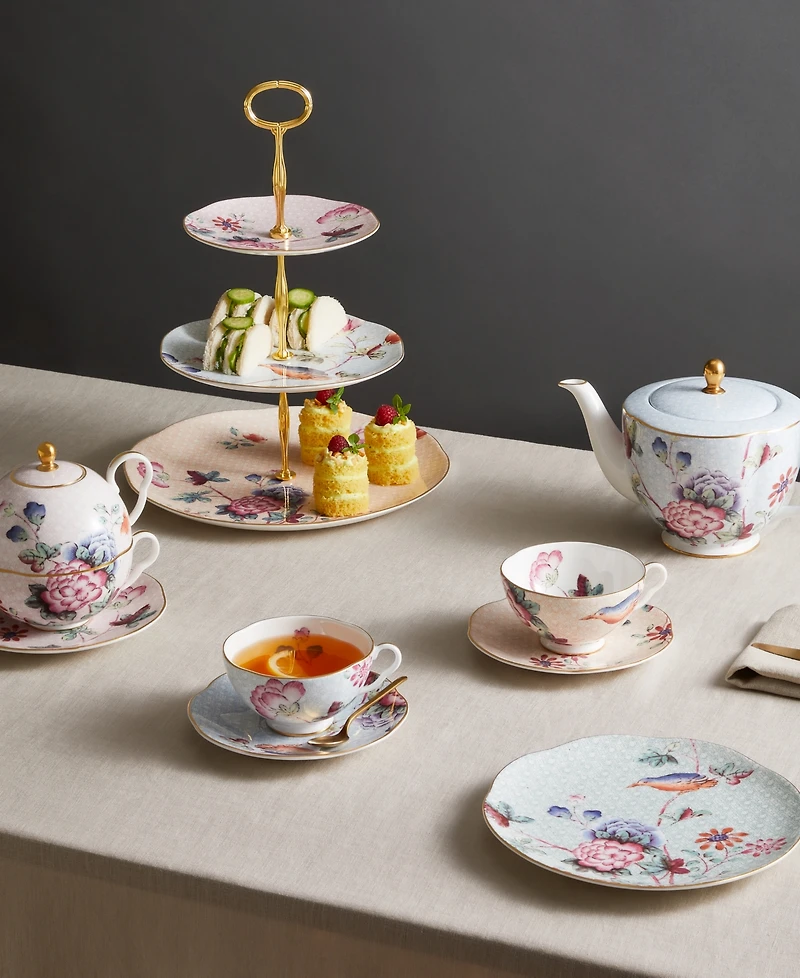 Wedgwood Blue Cuckoo Teacup and Saucer