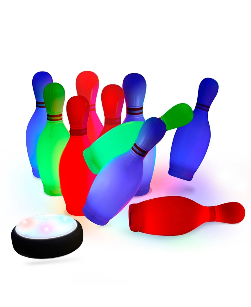 Black Series Light-Up Hover Bowling Set