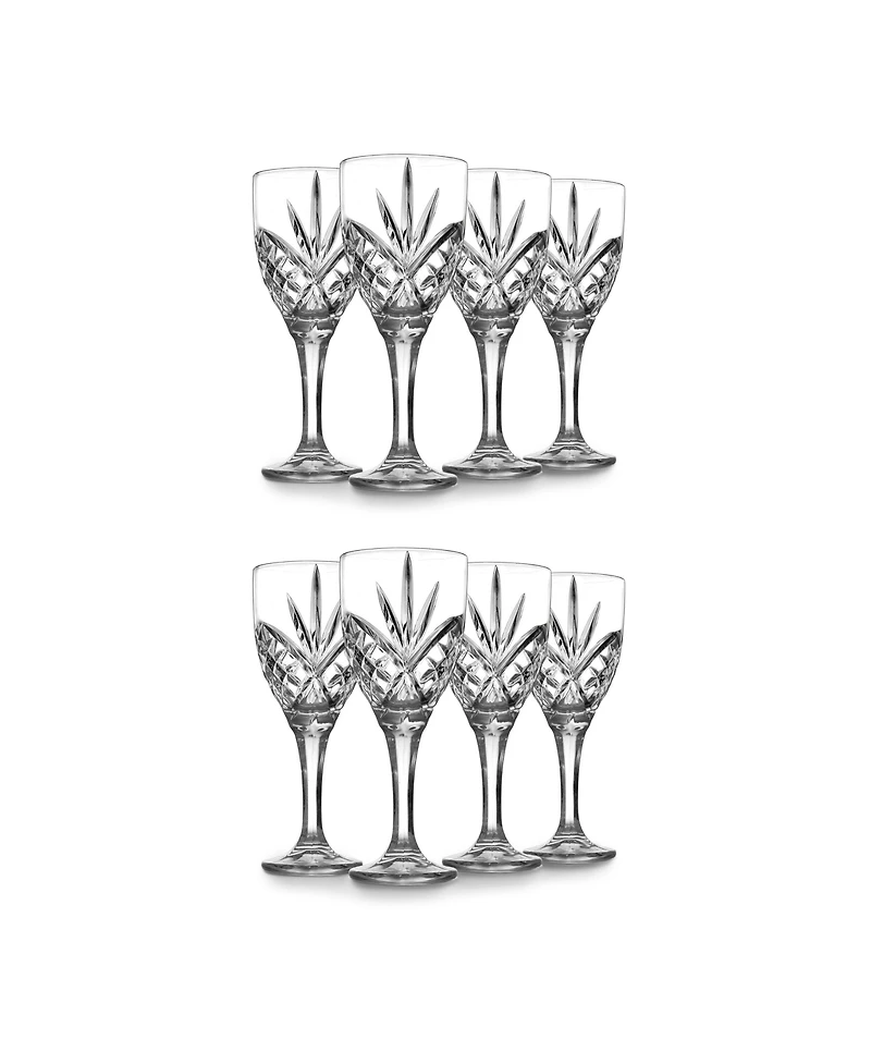 Godinger Dublin Crystal Wine Glasses, Set of 8
