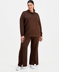 I.n.c. International Concepts Plus Cowlneck Dolman-Sleeve Sweatshirt, Macy's Exclusive