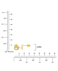 Macy's Imitation Pearl Duck Stud Earrings