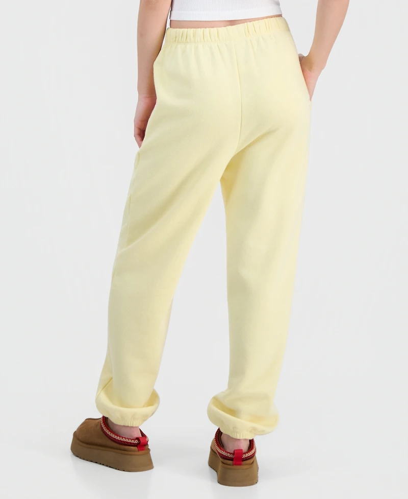 Self Esteem Juniors' Los Angeles Puff-Print Jogger Pants