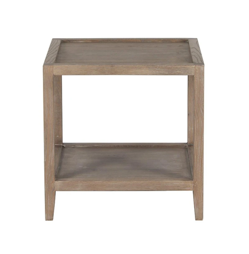 Lowell Solid White Oak Wood End Table