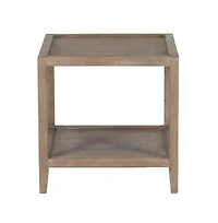 Lowell Solid White Oak Wood End Table