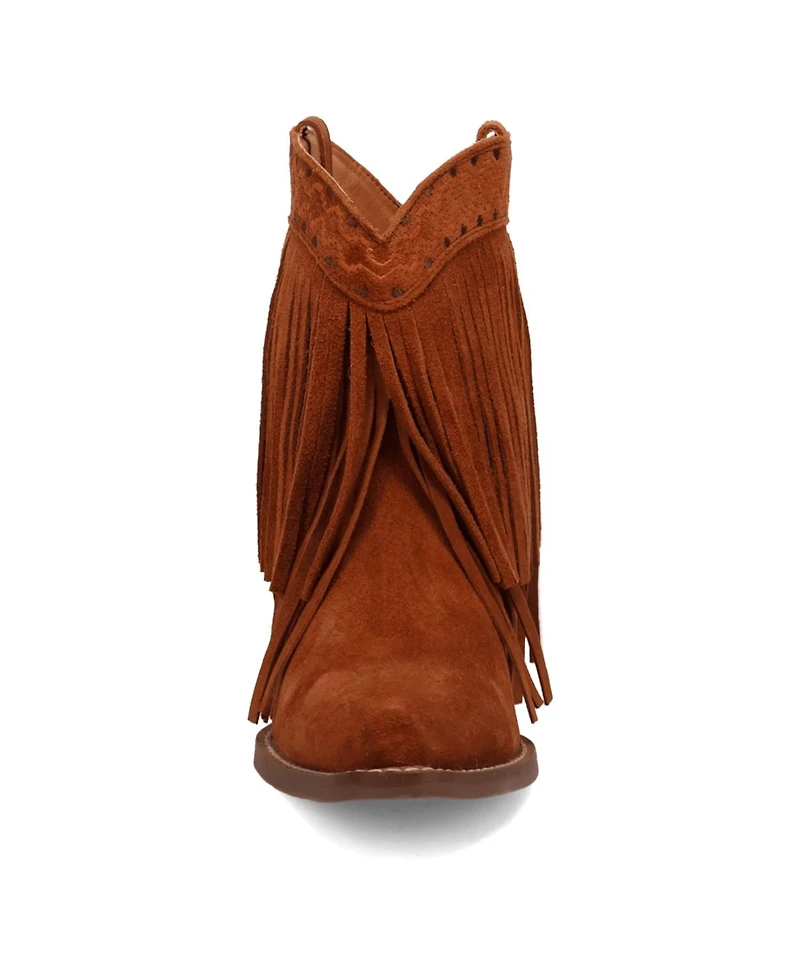 Dingo Women's Tapadero Suede Bootie