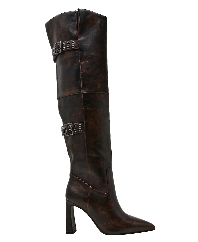 Wild Pair Women's Vivii Over-The-Knee Buckle Boots, Macy's Exclusive