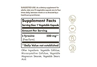Solgar L-Tyrosine ,500 mg ,100 V Caps