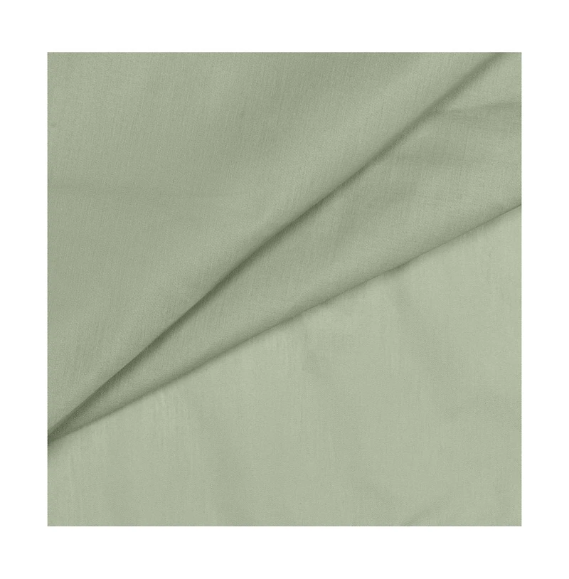 Ellis Stacey 3" Rod Pocket High Quality Fabric Solid Color Window Lined Swag Set 126"x36" Sage