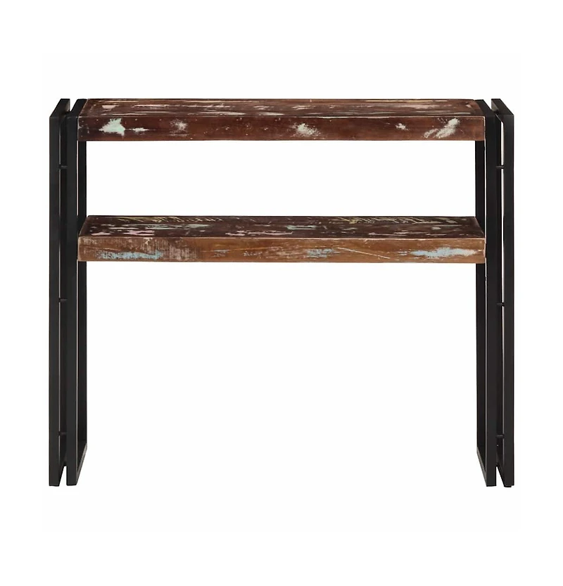 Console Table 35.4"x11.8"x29.5" Solid Reclaimed Wood