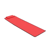 vidaXL Folding Beach Mats 2 pcs Steel and Fabric Red