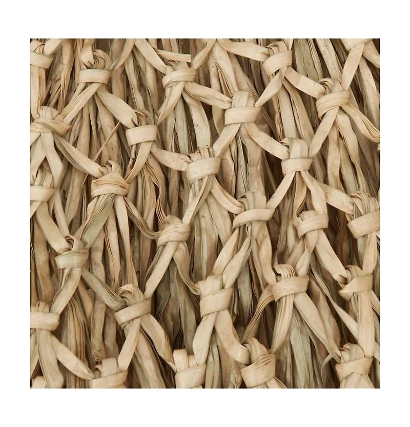 Bamboo Garden Parasol 106.3" with Banana Leaf Roof