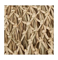 Bamboo Garden Parasol 106.3" with Banana Leaf Roof