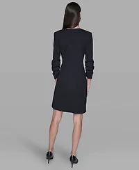 Karl Lagerfeld Paris Women's Double-Breasted Blazer Dress