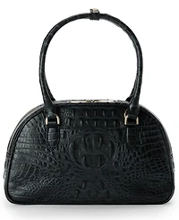 Brahmin Angie Alden Road Leather Medium Satchel Bag