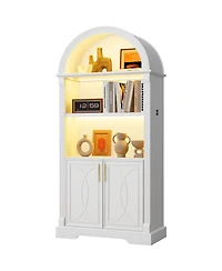 Vlsrka Vanity Makeup Desk with Mirror and Lights