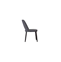 Porter Designs Prato Upholstered Dining Chair, Gray (Set of 2)