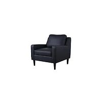 Porter Designs Lazio High Quality Leather Chair, Black