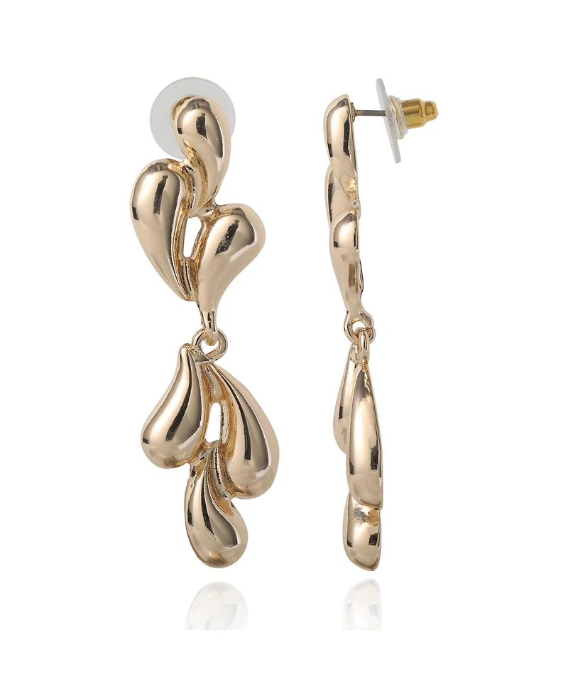 Bcbg Generation Sculptural Heart Drop Earrings