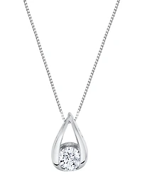 Sirena Lab Grown Diamond Pendant Necklace (1 ct. t.w.) 14K White Gold (also Yellow Gold)