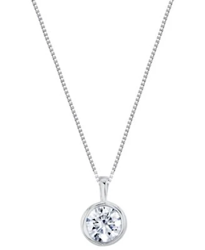 Sirena Lab Grown Energy Diamond Pendant Necklace 1 2 Ct. T.W. In 14k White Or Yellow Gold
