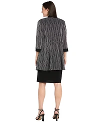 R & M Richards Petite Cocktail Jacket Dress with Detachable Necklace