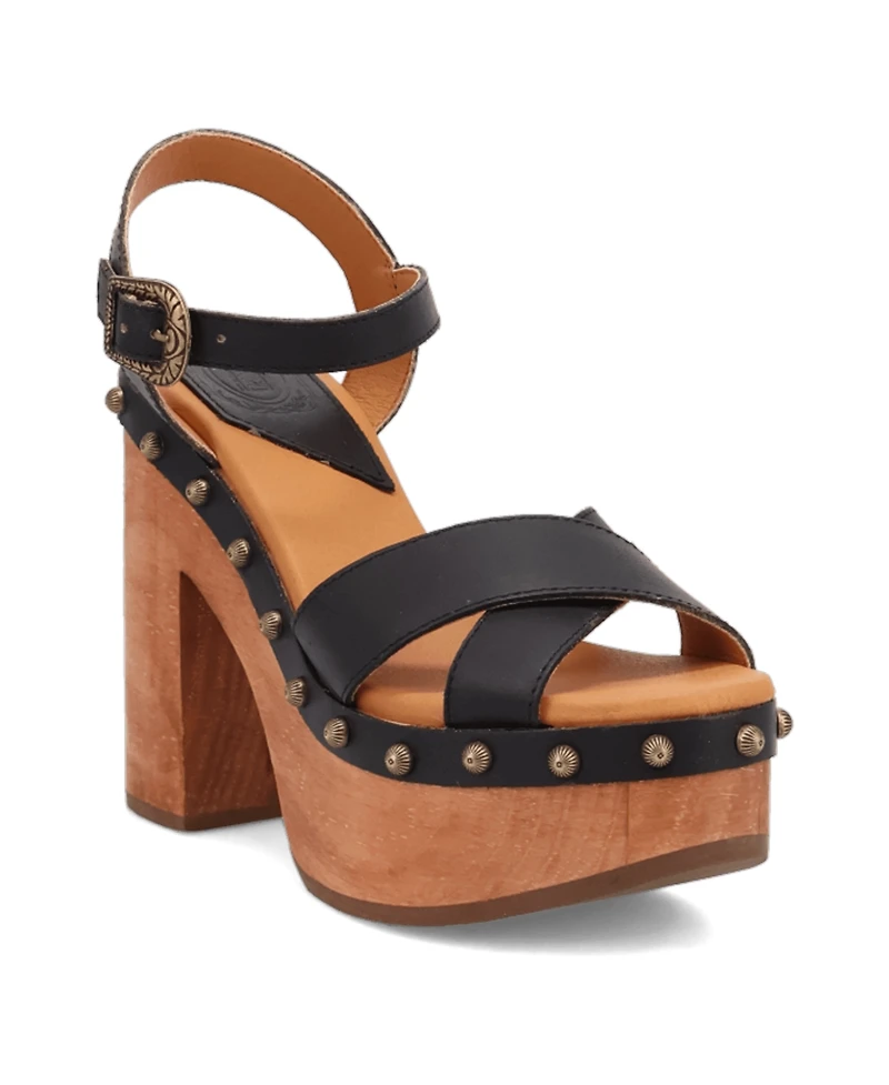 Dingo Women's Lotus Wooden Sandal