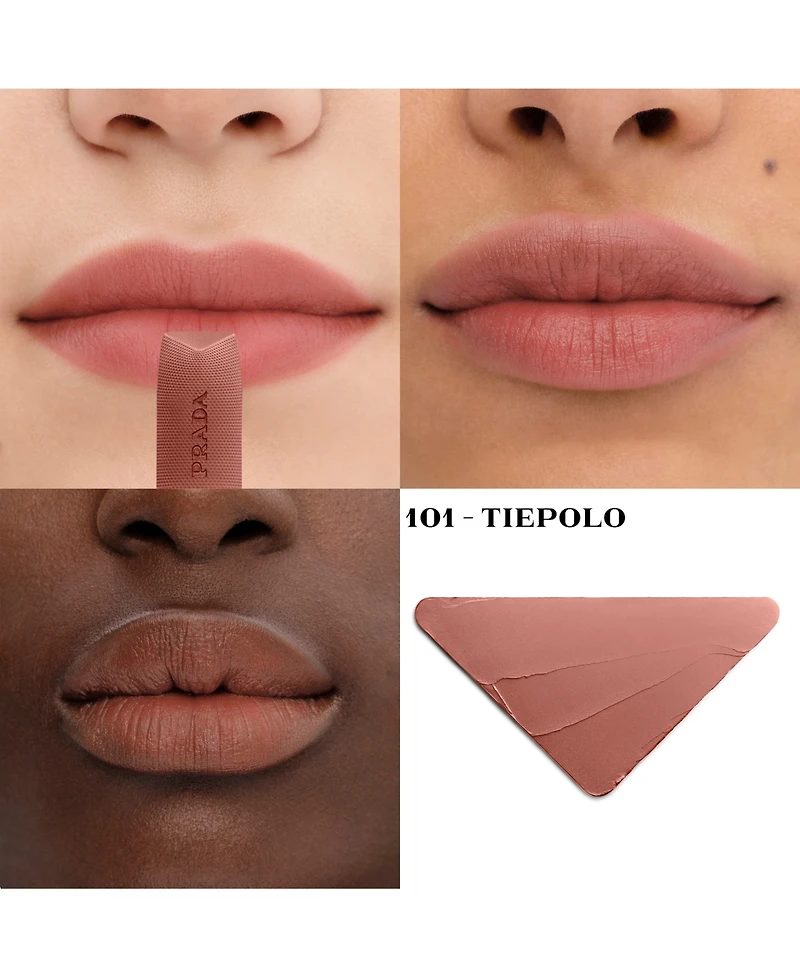 Prada Beauty Monochrome Soft Matte Lipstick, 0.134 oz.