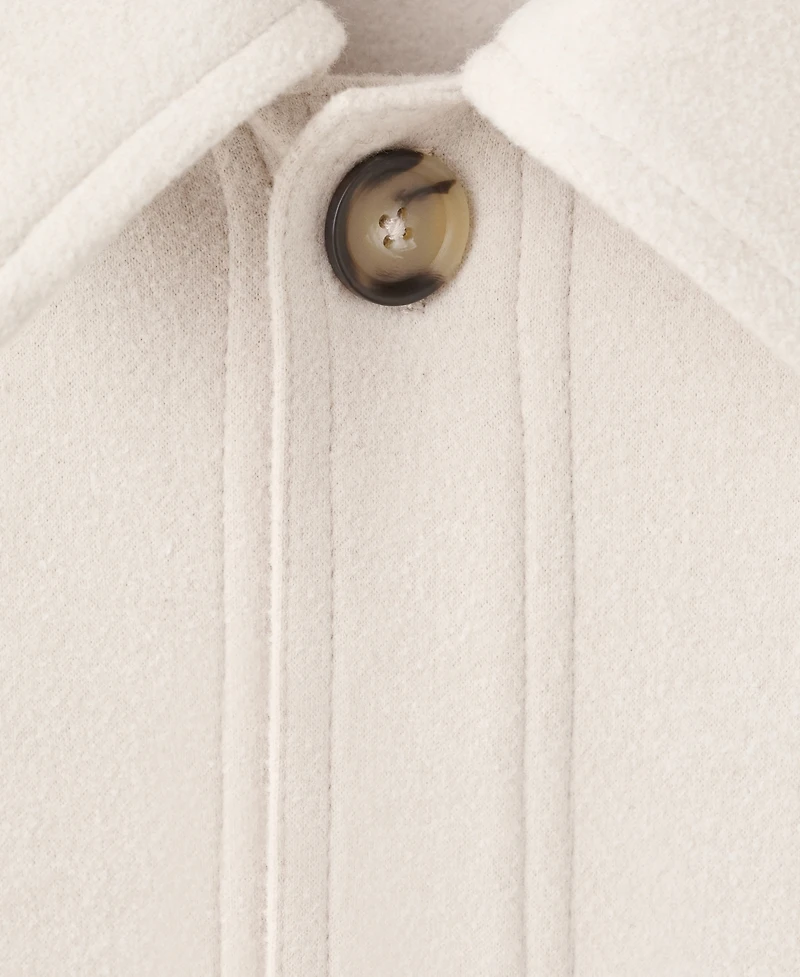 Mango Men's Regular Fit Flannel Overshirt