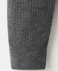 Mango Men's Ribbed Wool-Blend Sweater