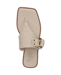 Franco Sarto Women's Mavie Open Toe Thong Sandals