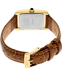 Seiko Women's Essentials Quartz Leather Strap Watch