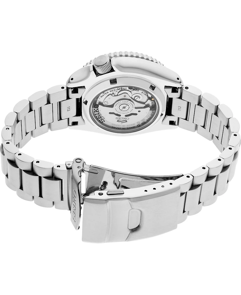 Seiko Men's 5 Sports Silver Stainless Steel Bracelet Watch