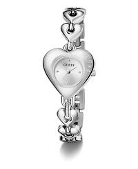 Guess Women's Silver-Tone Analog Watch, 28mm