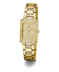 Guess Women's Gold-Tone Glitz Analog Watch, 23mm